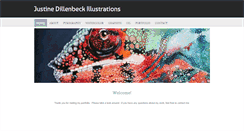 Desktop Screenshot of justinedillenbeckillustrations.com